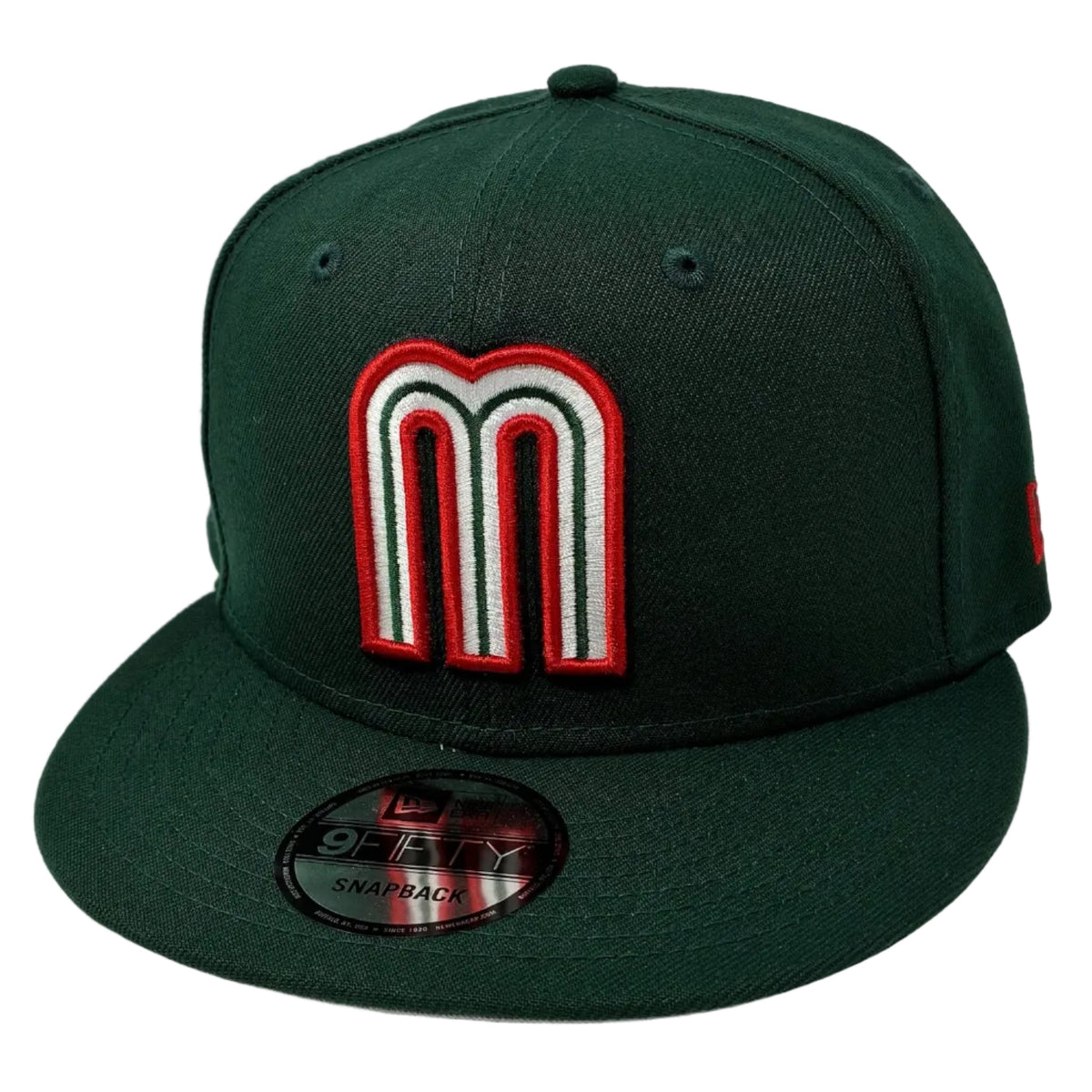 New Era 9Fifty Mexico World Baseball Classic Hat Dark Green
