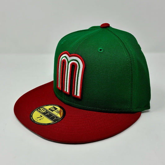 New Era 59Fifty Green/Red Mexico Cap
