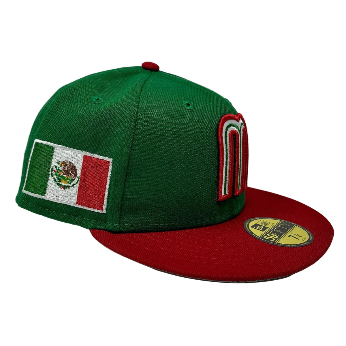 New Era 59Fifty Green/Red Mexico Cap