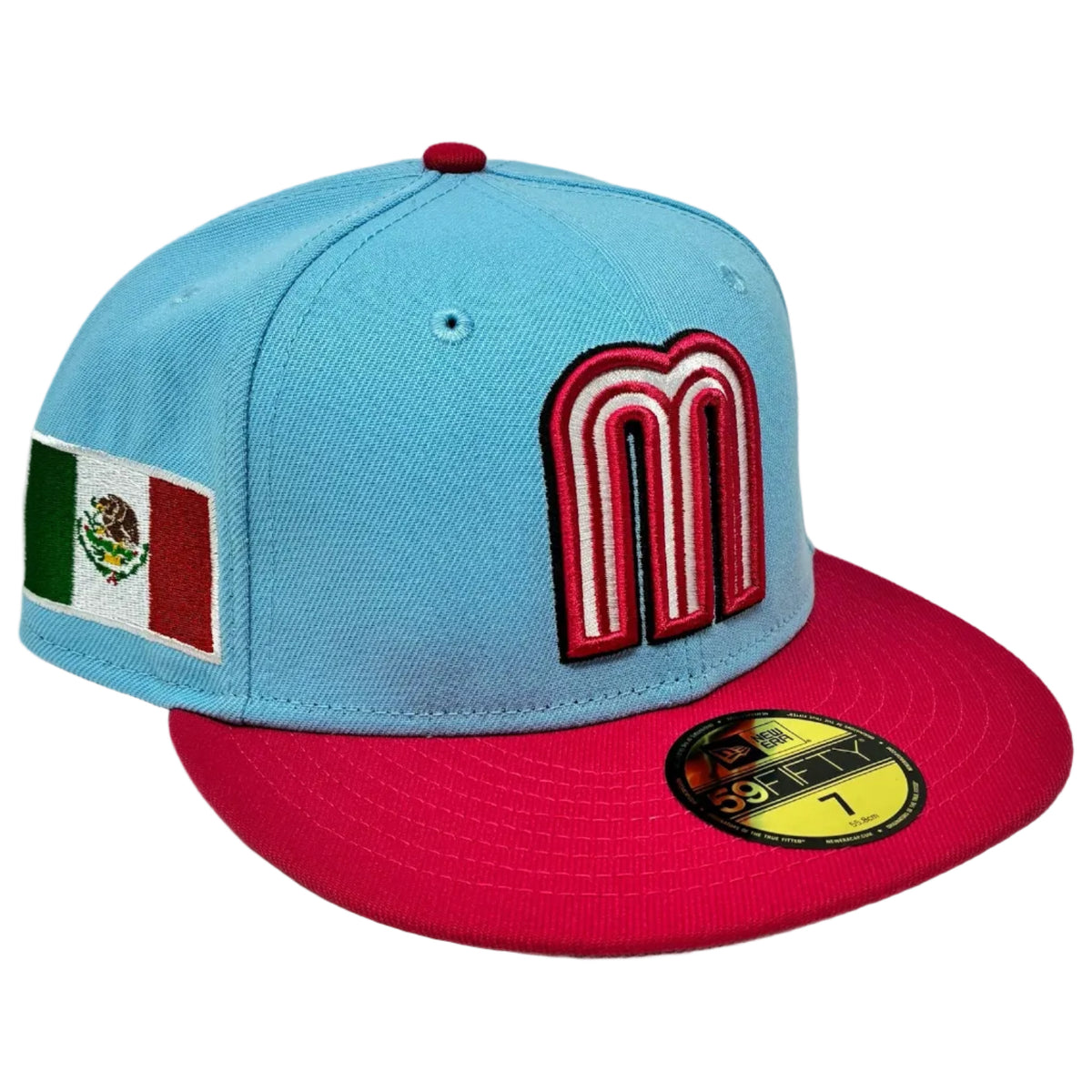 New Era 59Fifty Mexico Cap Light Blue/Magenta
