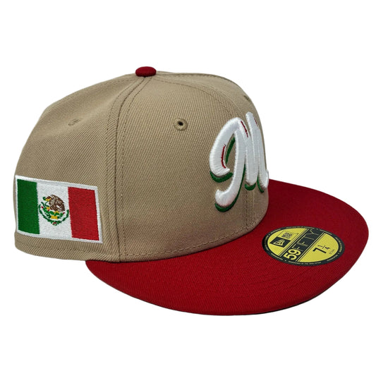 59FIFTY Caribe M Camel/Red