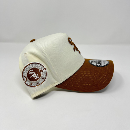 New Era 9Forty White Sox Crema/Bronceado