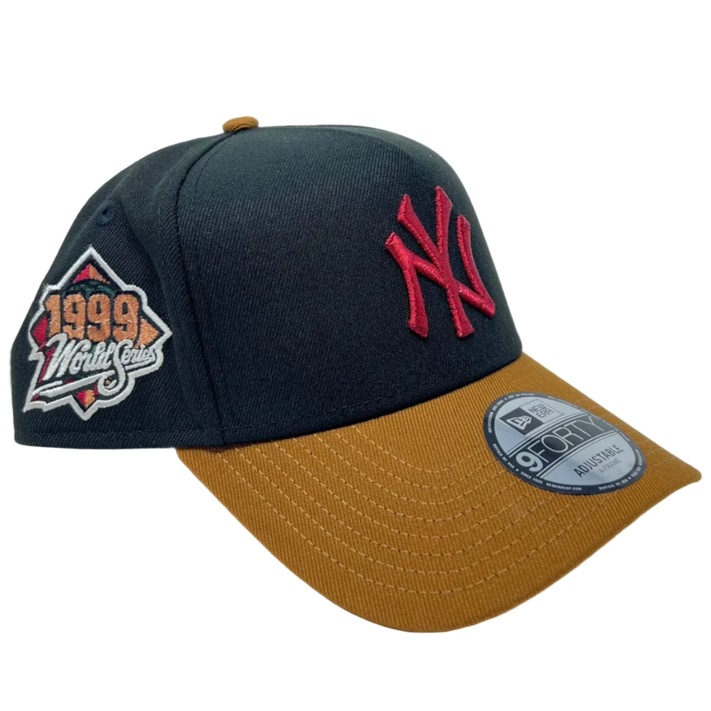 9Forty New York Yankees Black/Tan Maroon