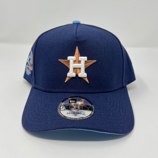 9Forty Astros Oro Rosa