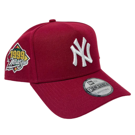 9Forty New York Yankees Maroon/ White