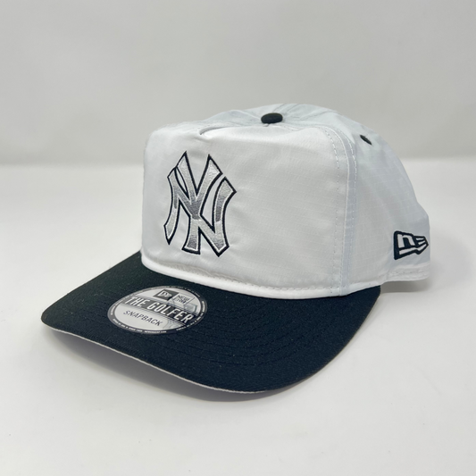 Golfista de los Yankees de Nueva York Blanco Negro OSFM