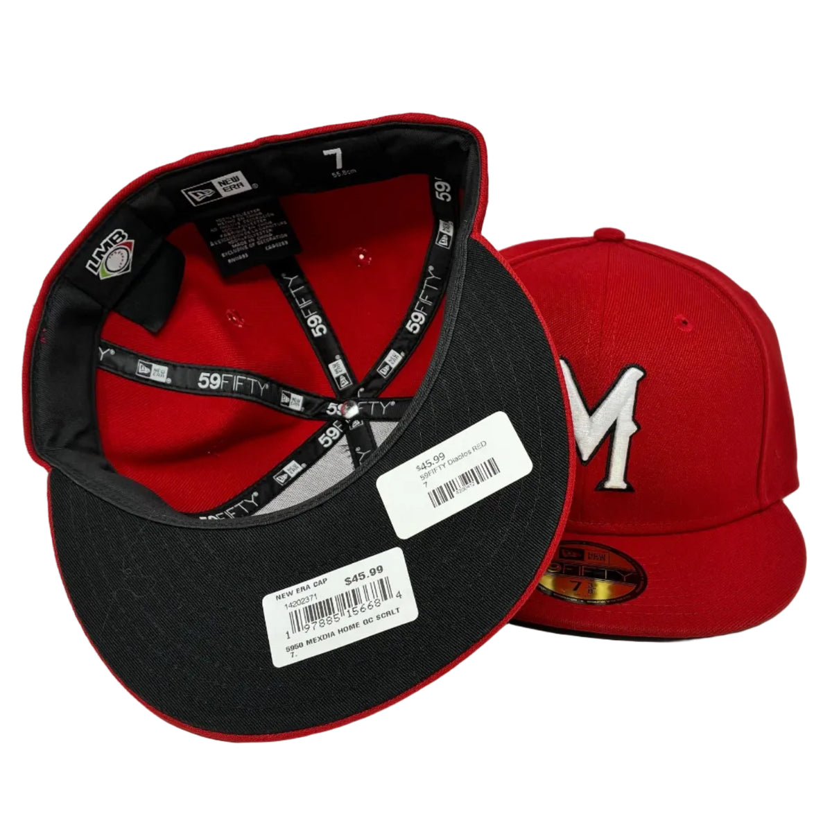 Mexico Diablos New Era Mexico League On Field 59FIFTY Fitted Hat - Red