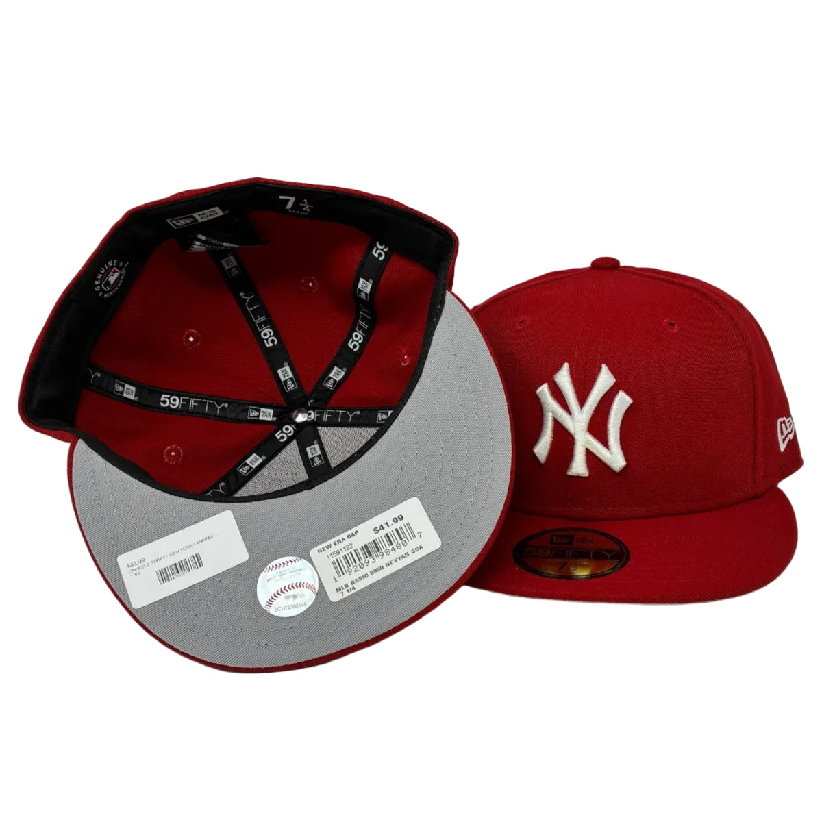 On-Field 59Fifty New York Yankees Red/White