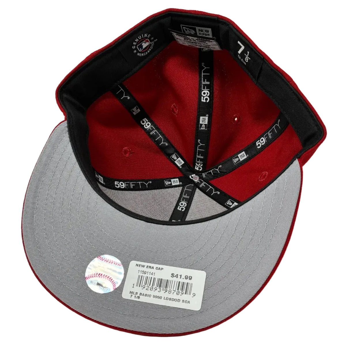 On-Field 59Fifty Los Angeles Dodgers Red/White