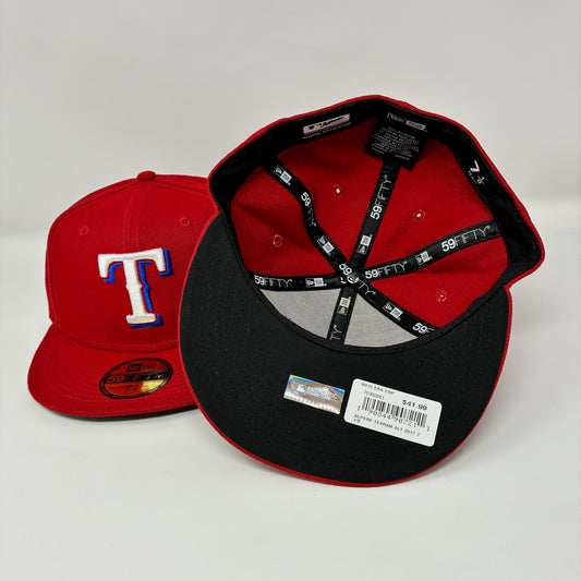 On-Field 59Fifty Texas Rangers Red Cap