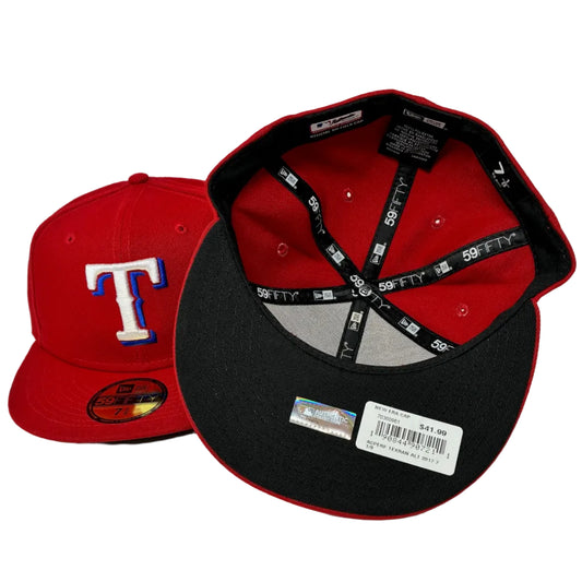 On-Field 59Fifty Texas Rangers Red Cap