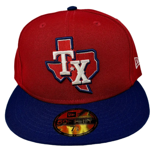 On-Field 59Fifty Texas Rangers Red/Blue