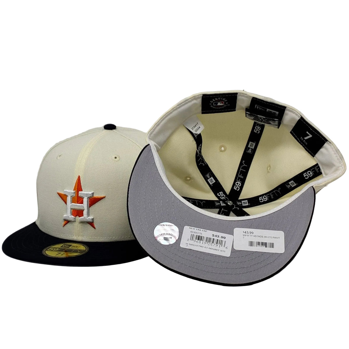 59Fifty World Series 2017 Astros Cream/Navy