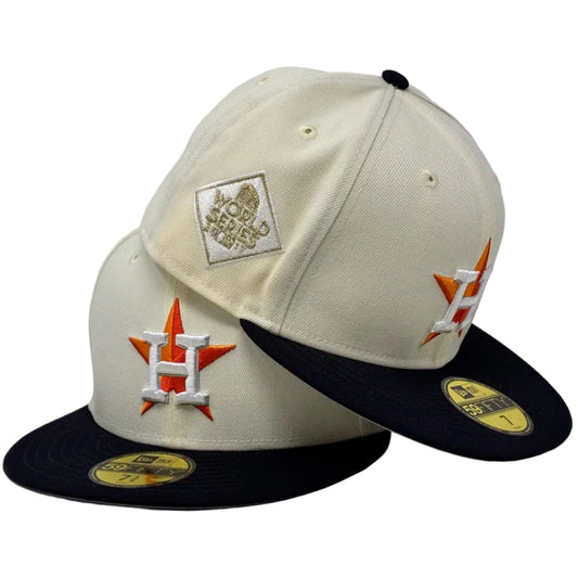 59Fifty World Series 2017 Astros Cream/Navy