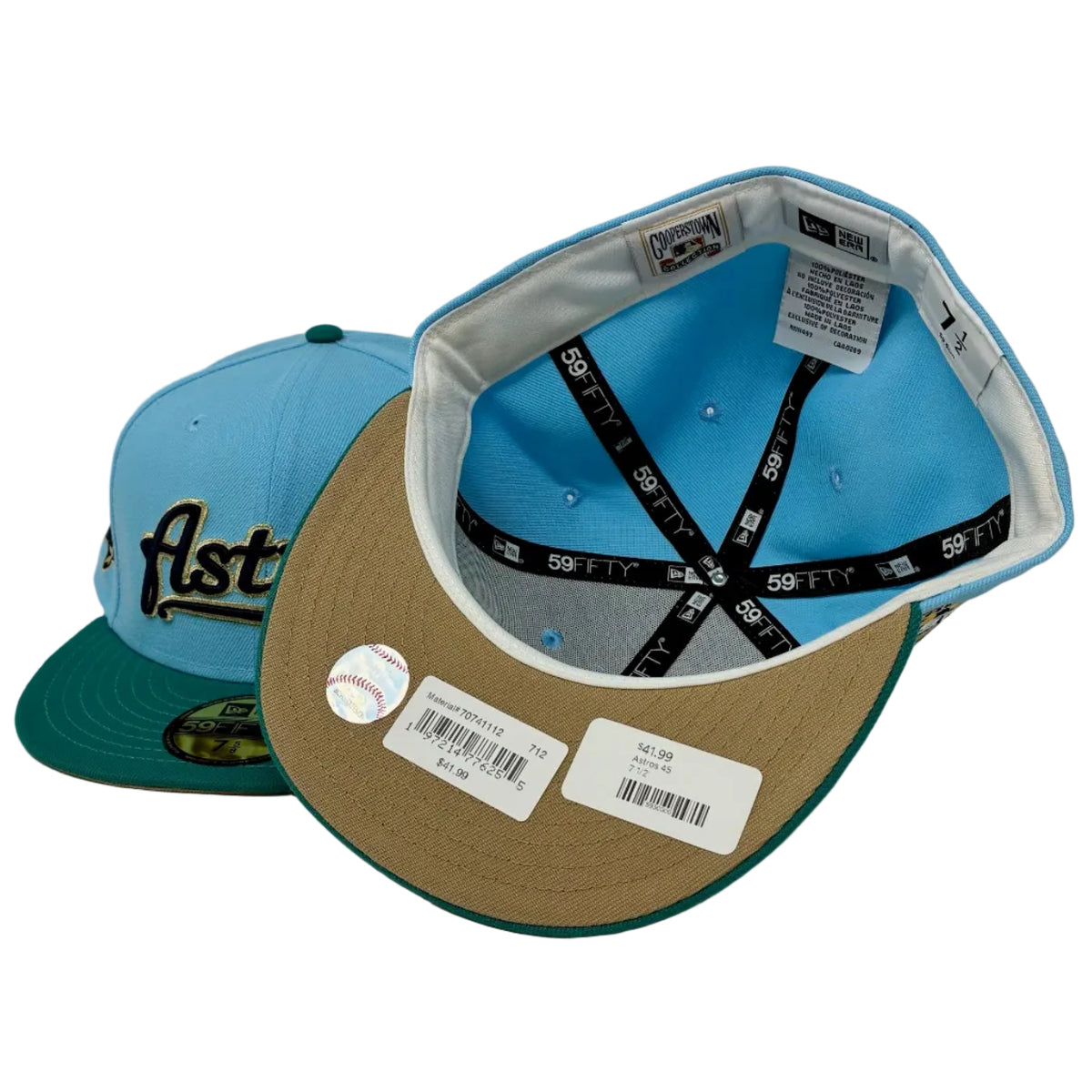 59Fifty Astros 45th Anniversary Blue/Teal
