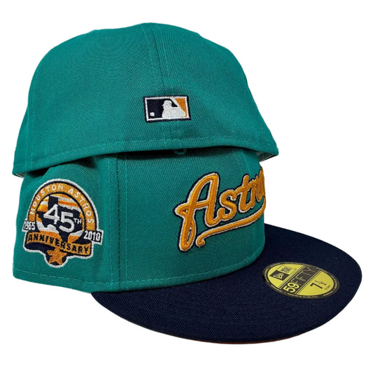 59Fifty Astros 45th Anniversary Teal/Navy