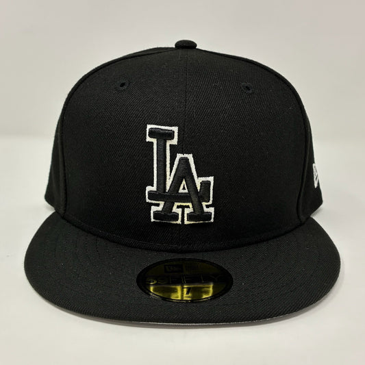 59FIFTY Fitted Los Angeles Dodgers Black Outline