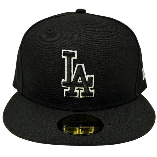 59FIFTY Fitted Los Angeles Dodgers Black Outline