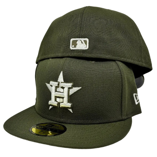 Astros Olive 59FIFTY Fitted Cap
