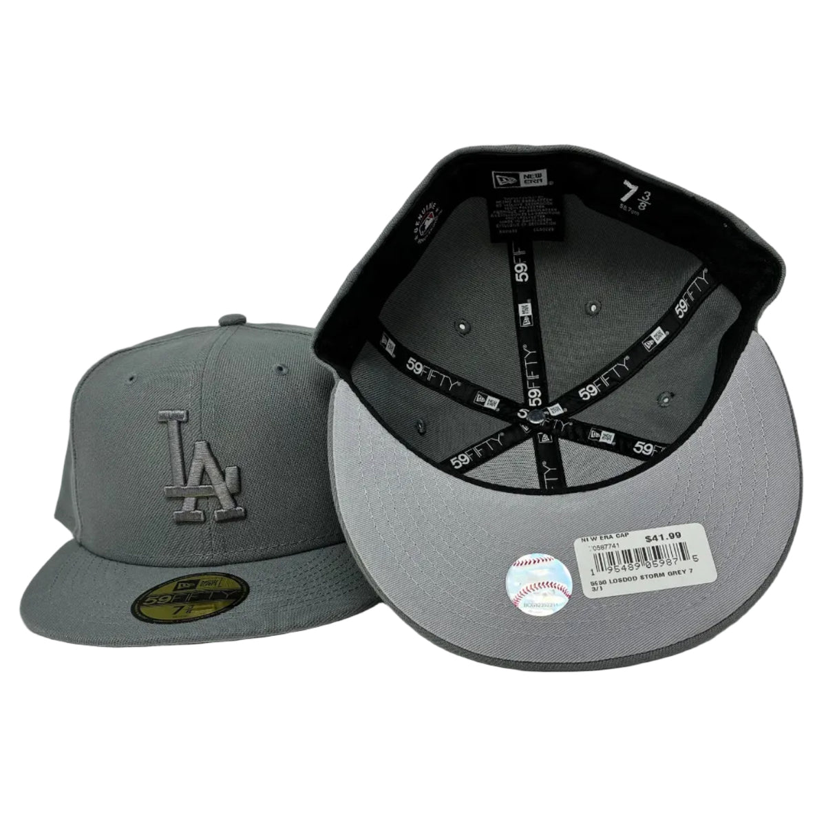 On-Field 59Fifty Los Angeles Dodgers Gray