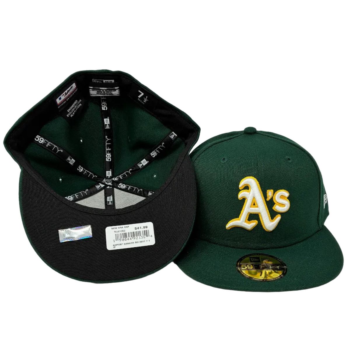 Oakland Athletics Authentic Collection Road 59FIFTY Fitted