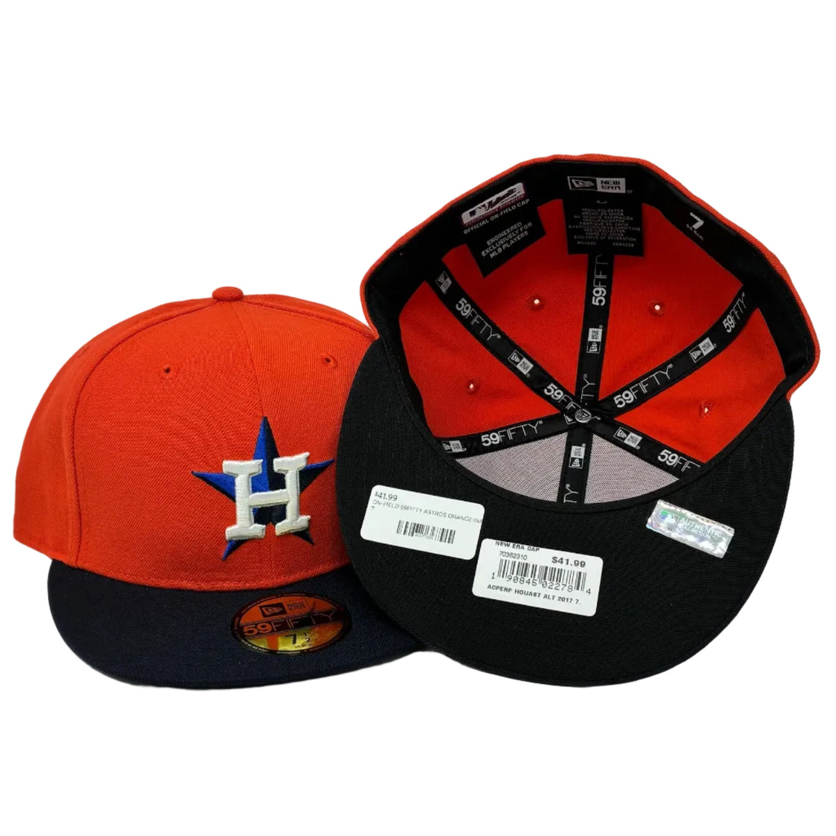 On-Field 59Fifty Astros Orange/Navy