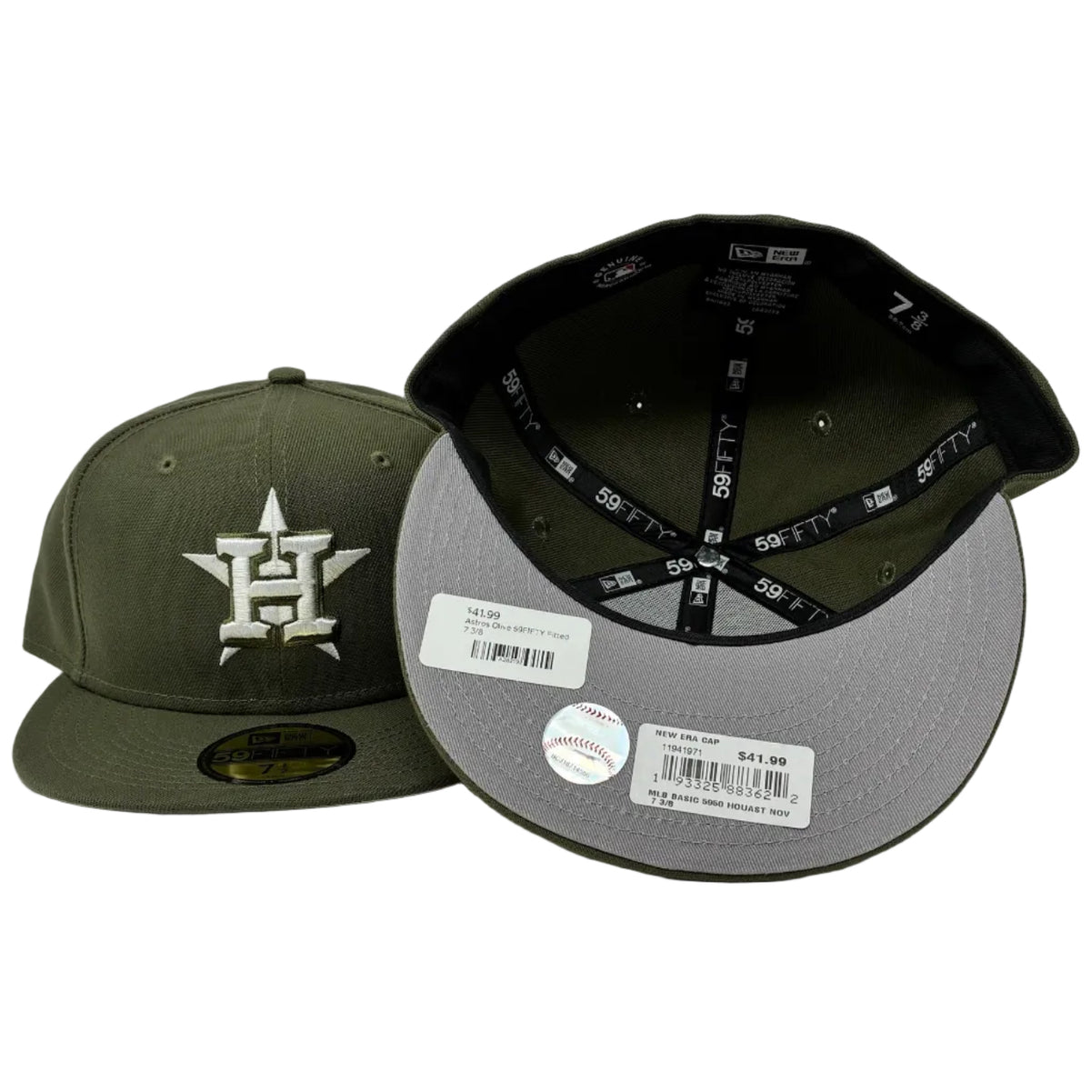 Astros Olive 59FIFTY Fitted Cap
