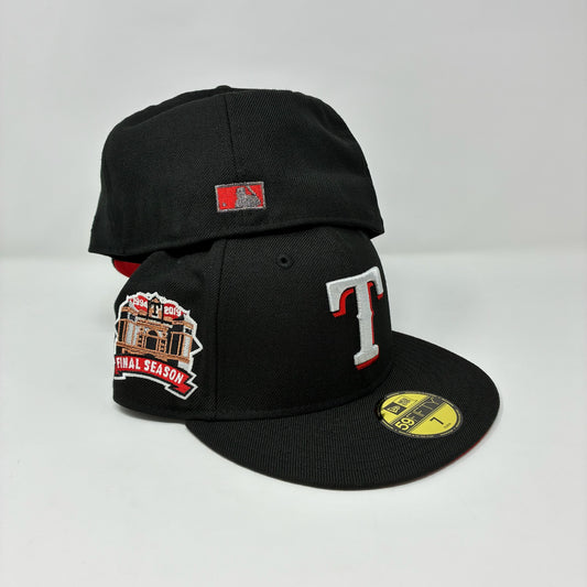 59FIFTY Texas Rangers Red/Silver Red UV Final Season