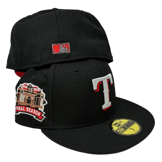 59FIFTY Texas Rangers Red/Silver Red UV Final Season