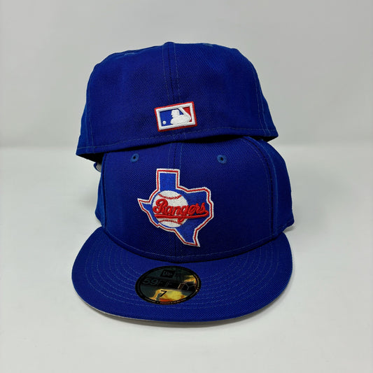 On-Field 59Fifty Texas Rangers Royal Blue Wool Cap