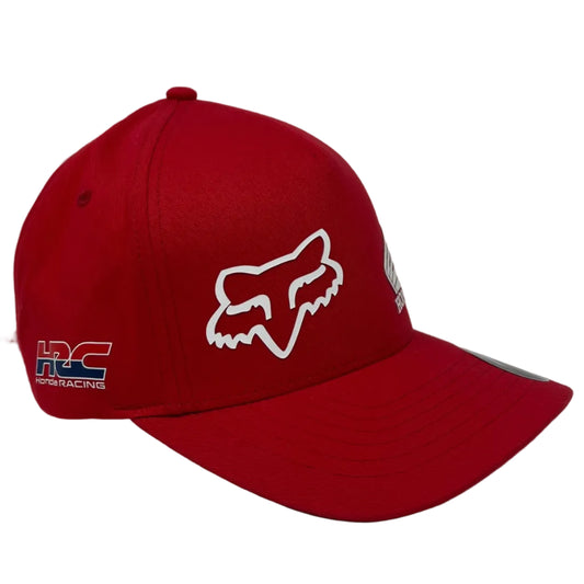 Fox X Honda Red FlexFit Cap