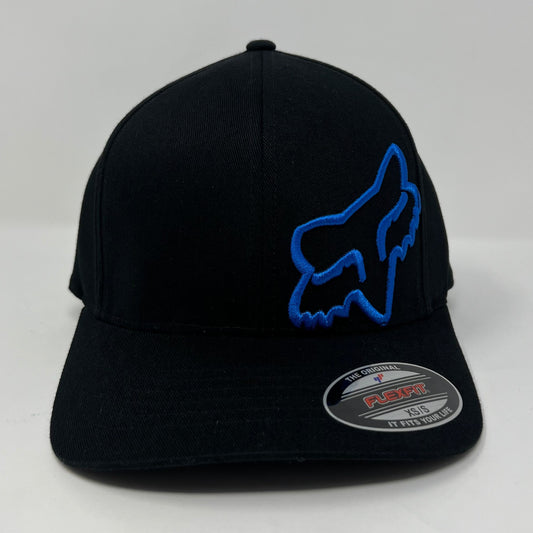 FLEX 45 FlexFit Hat Black/Blue Fox