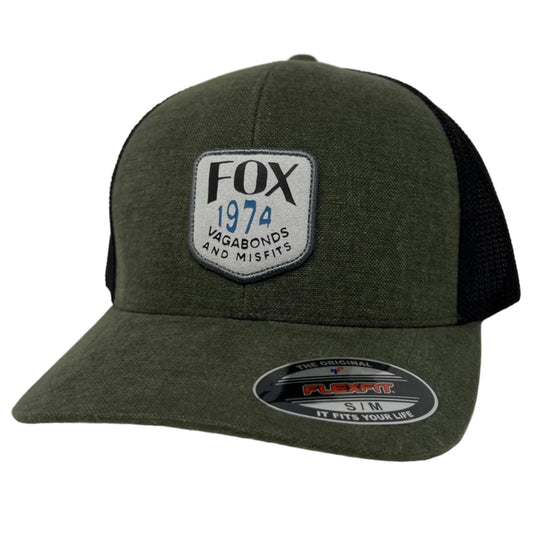 PREDOMINANT Mesh FlexFit Olive Green Fox