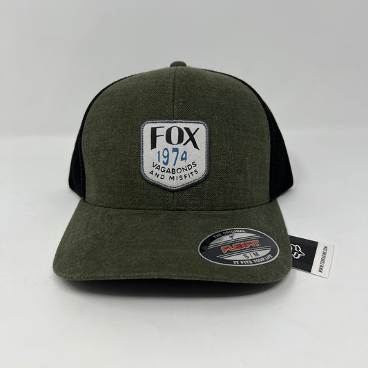 PREDOMINANT Mesh FlexFit Olive Green Fox