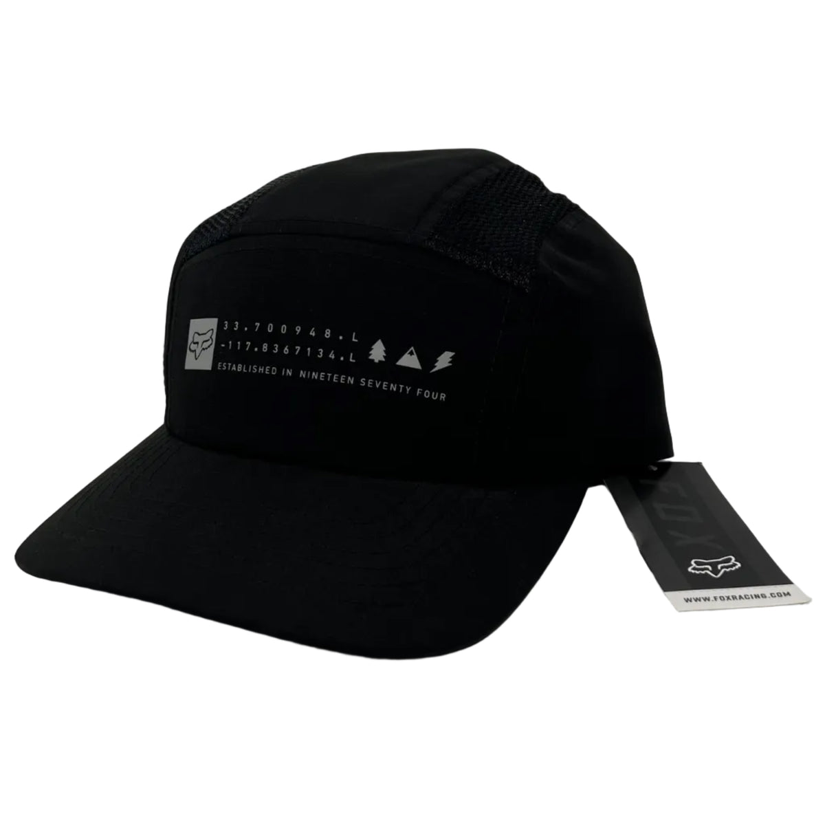KNOW NO BOUNDS 5 Panel Hat Black Fox