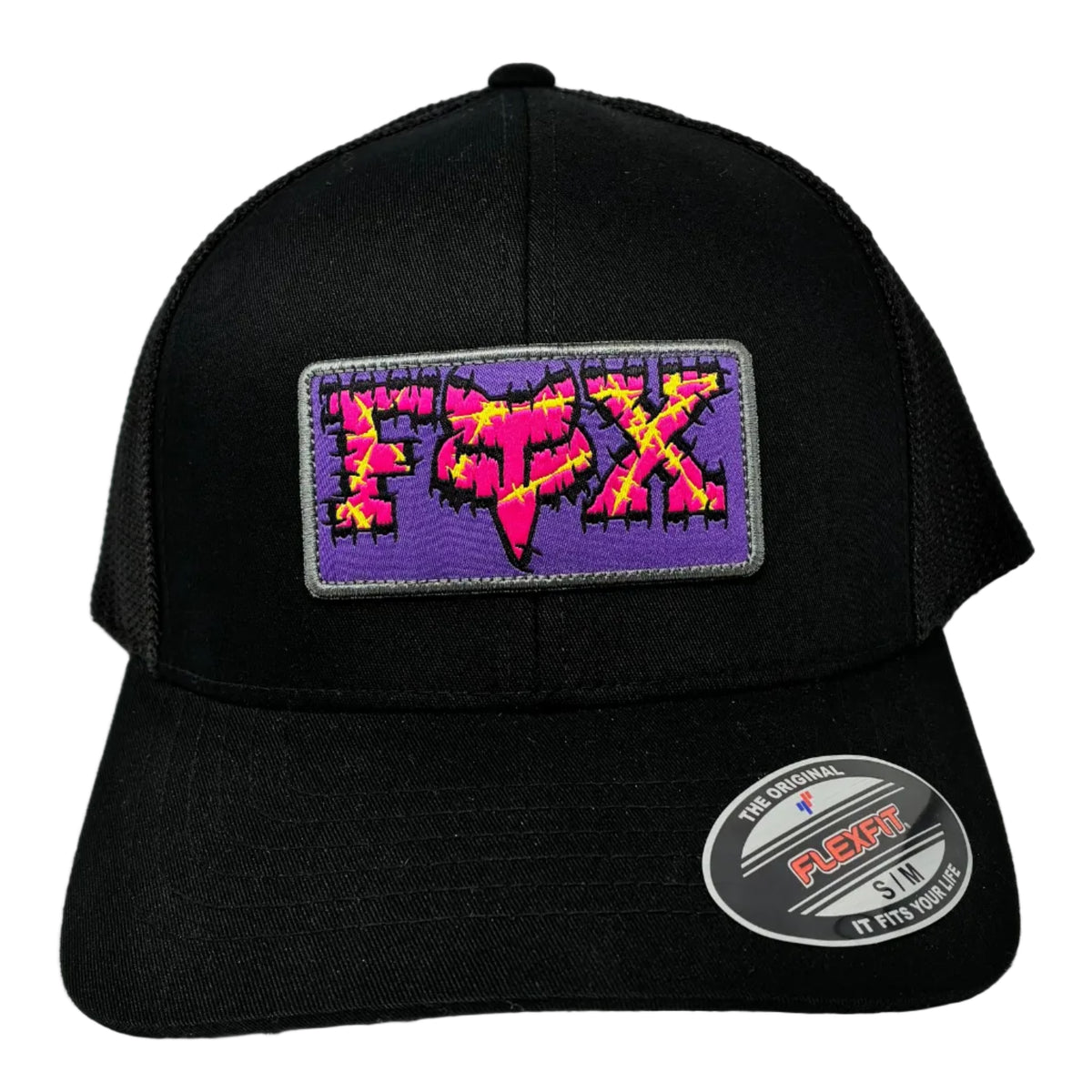 BARB WIRE FlexFit Black Cap Fox