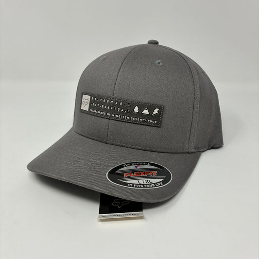 KNOW NO BOUNDS FlexFit Fox Gray Cap