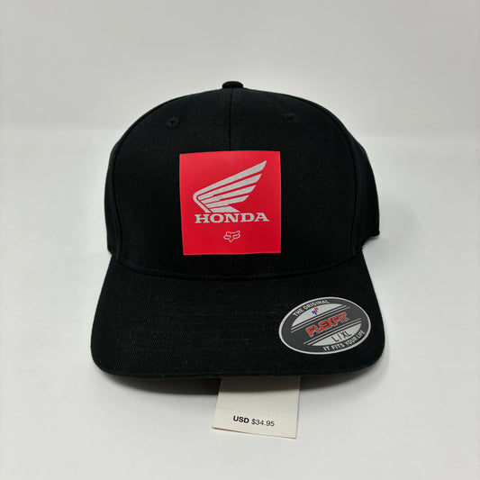 HONDA FlexFit Hat Black Fox