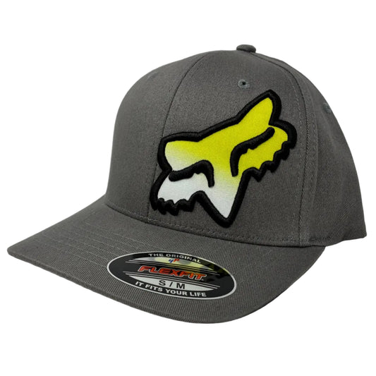 TOXSYK FlexFit Fox Cap Gray/Yellow