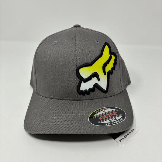 TOXSYK FlexFit Fox Cap Gray/Yellow