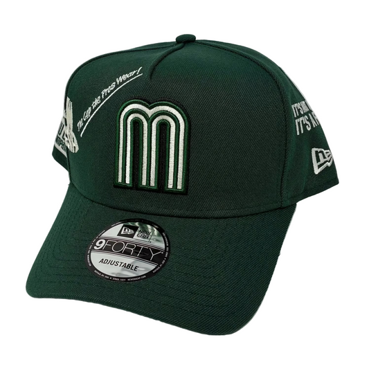 9Forty A-Frame Snapback Mexico Anniversary Forest Green - Grey UV