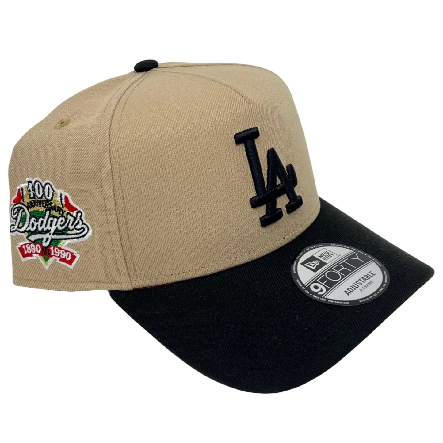 9Forty Los Angeles Dodgers 100th Anniversary Camel/Black