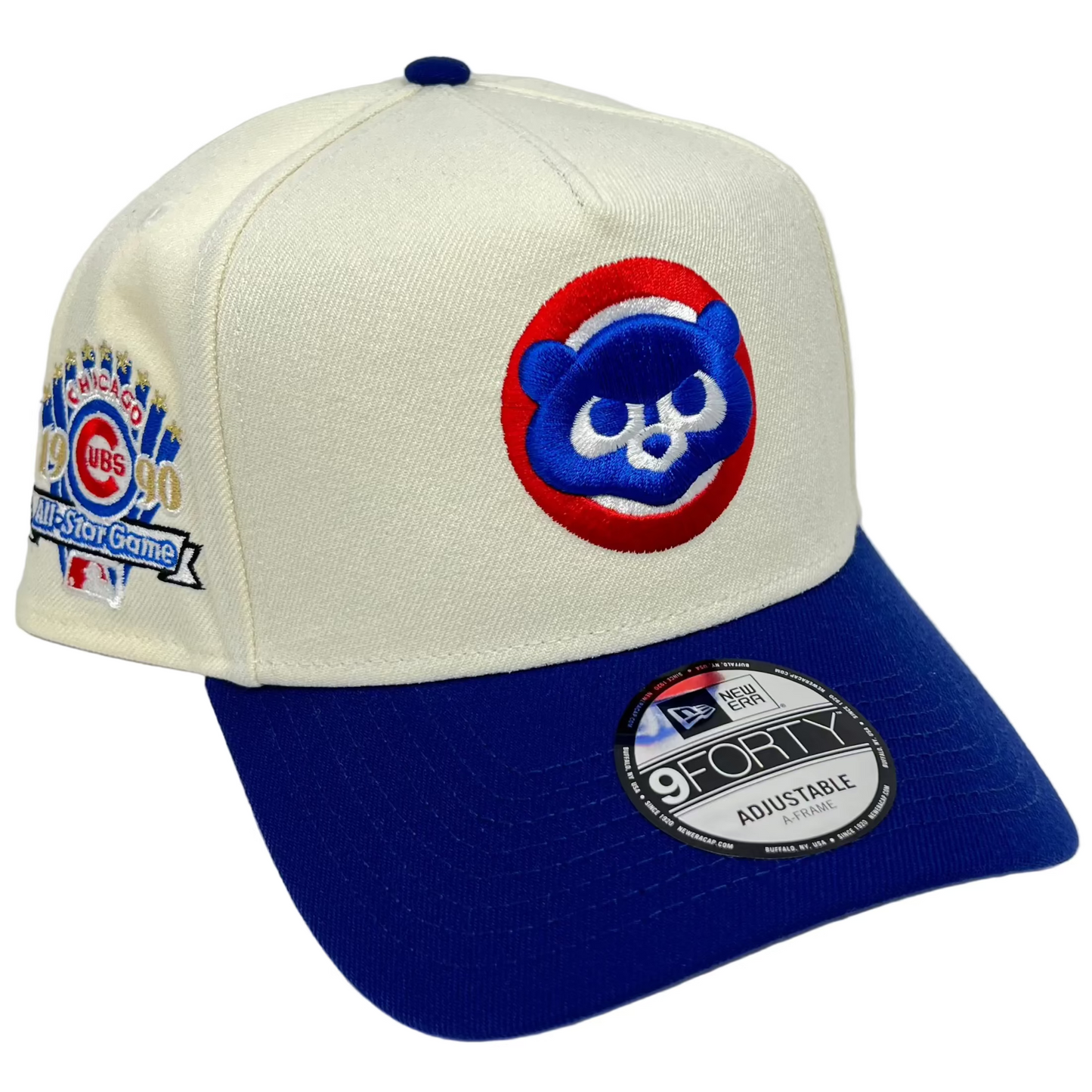 9Forty Chicago Cubs 1990 All-Star Cream/Royal Blue