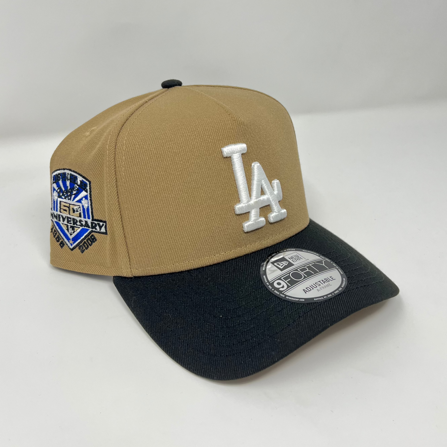 9Forty Los Angeles Dodgers 50Th Anniversary Camel/Black