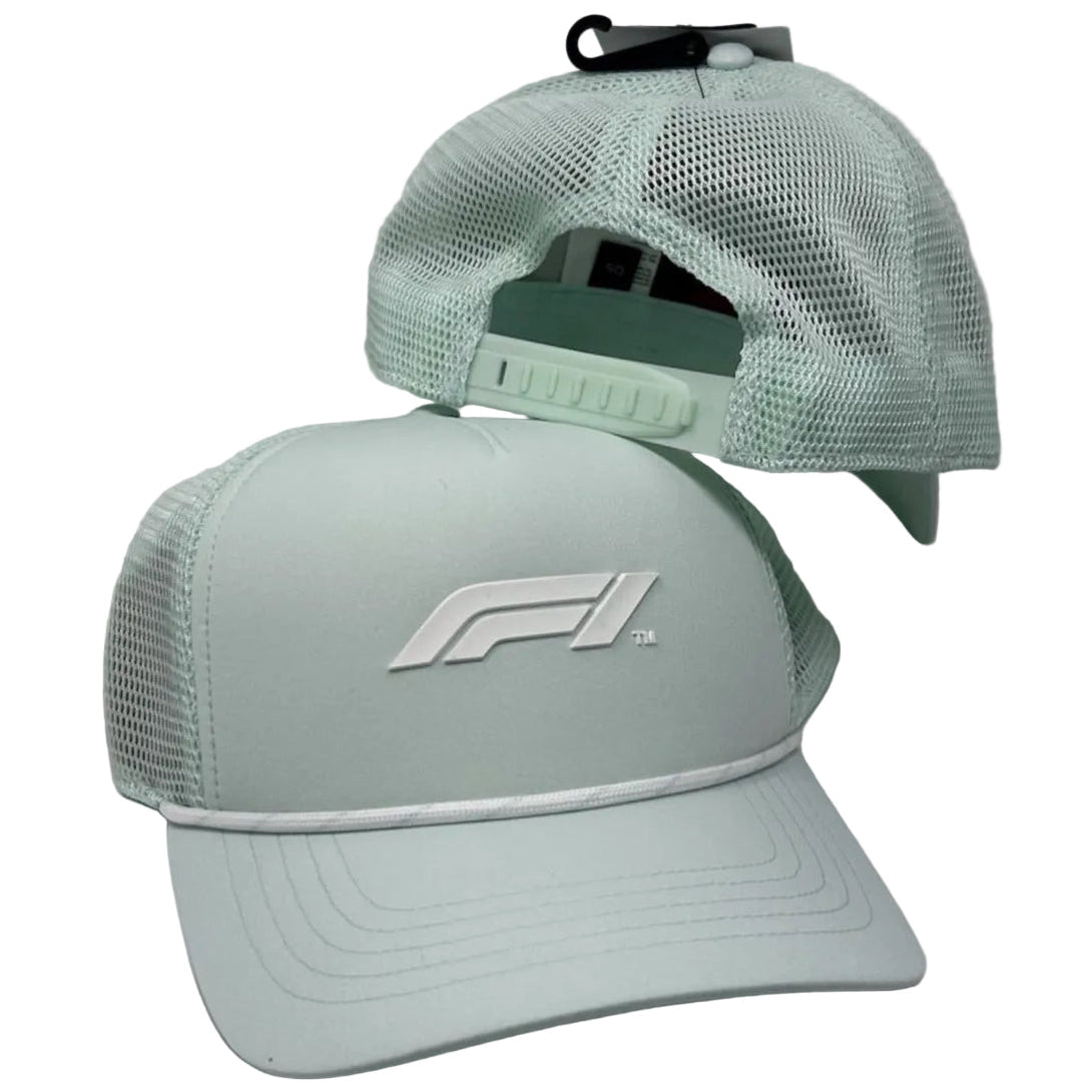 Formula 1 Tech Pastel Trucker Hat- Blue