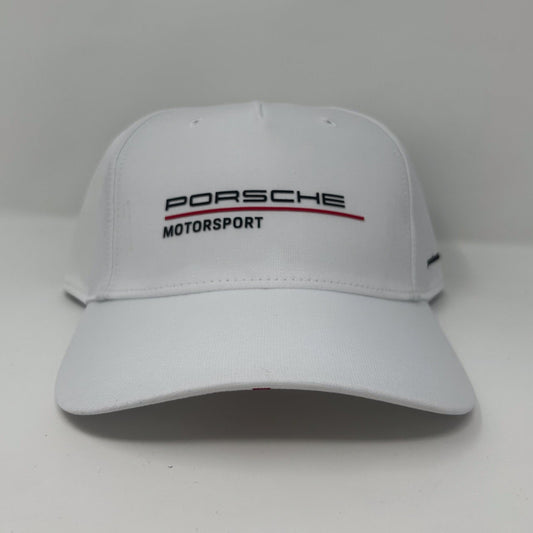 Gorra blanca del equipo Porsche Motorsport