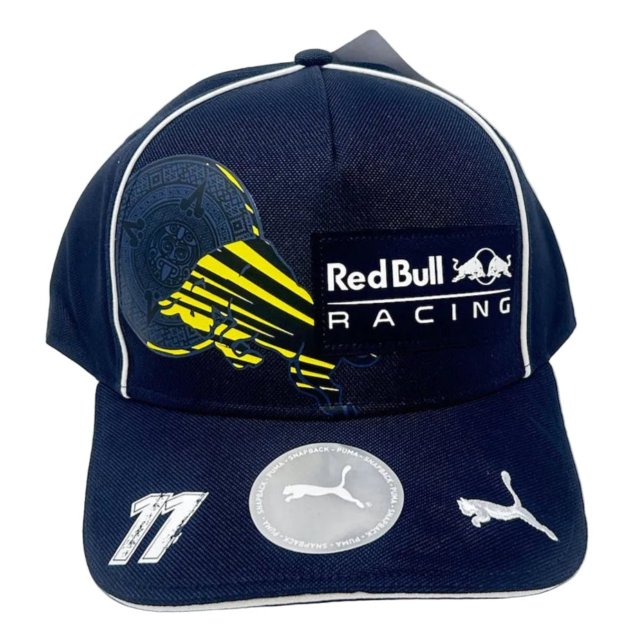 Gorra de béisbol con gráfico de Sergio Pérez de Red Bull Racing F1