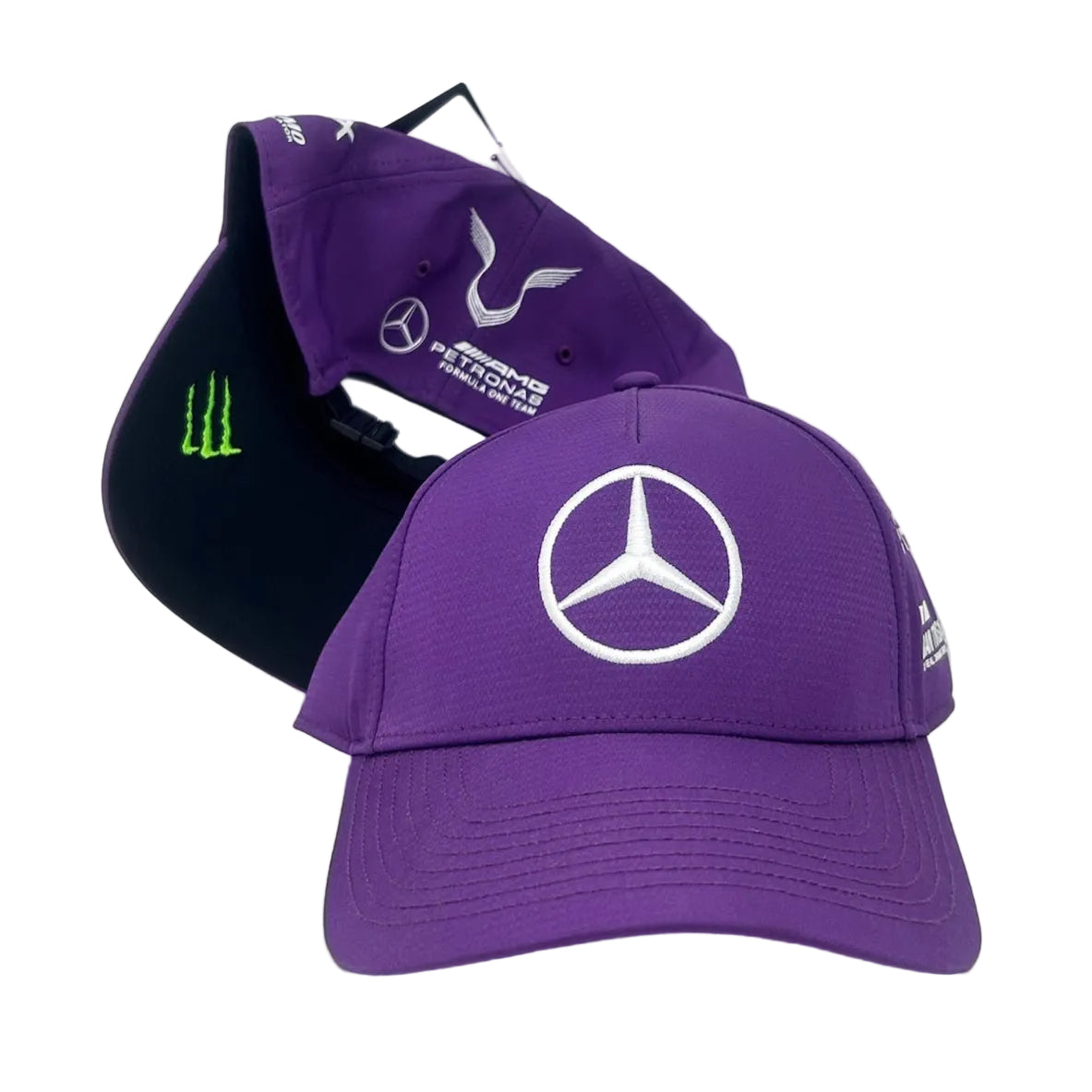 Mercedes Benz AMG Petronas F1 2022 Lewis Hamilton Baseball Hat- Purple