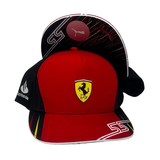 Scuderia Ferrari F1 2022 Carlos Sainz Team Low Curve Hat-Red