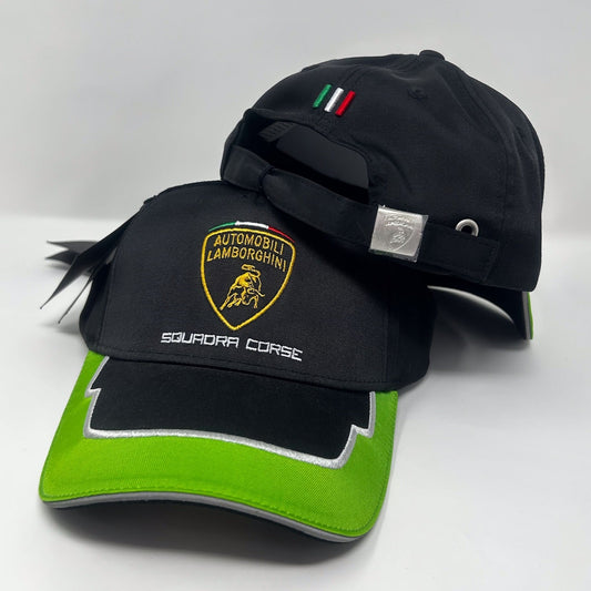 Automobili Lamborghini Squadra Corse Gorro Niño Negro